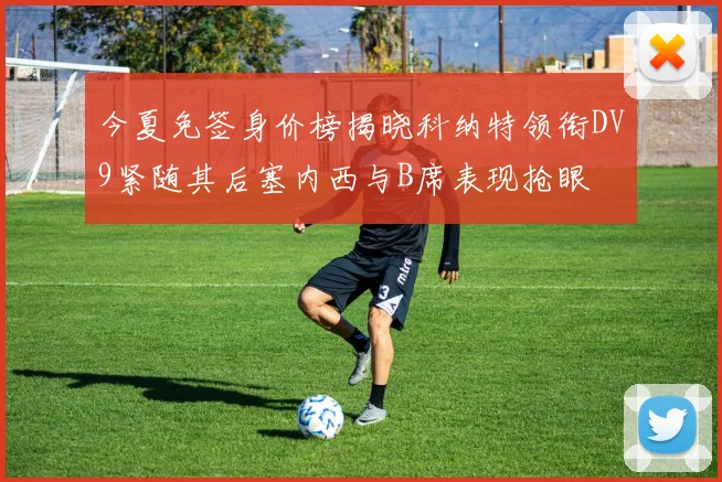 今夏免签身价榜揭晓科纳特领衔DV9紧随其后塞内西与B席表现抢眼